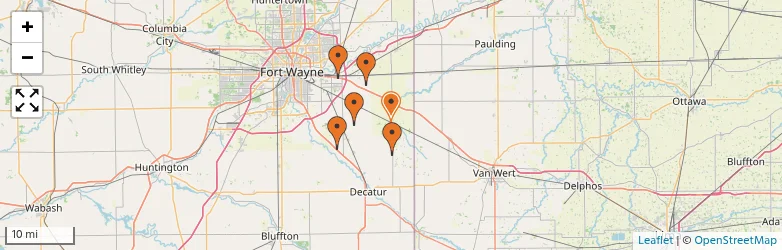 Related schools map