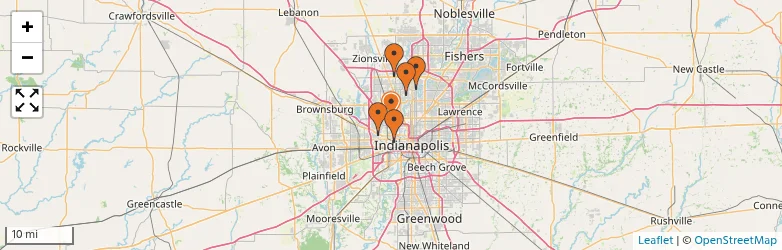Related schools map