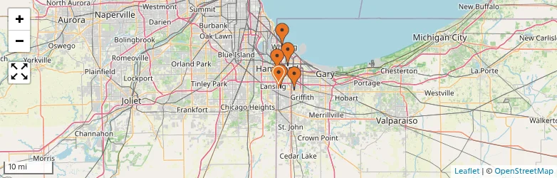 Related schools map