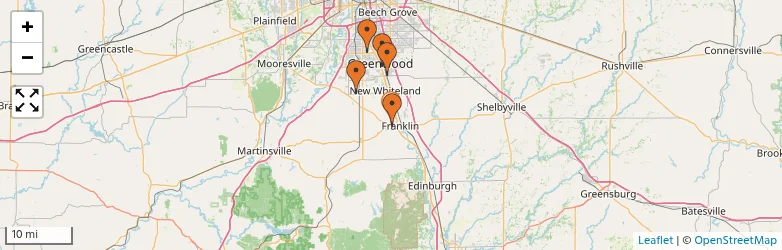 Related schools map