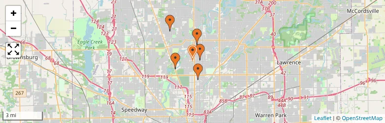 Related schools map