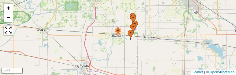 Related schools map