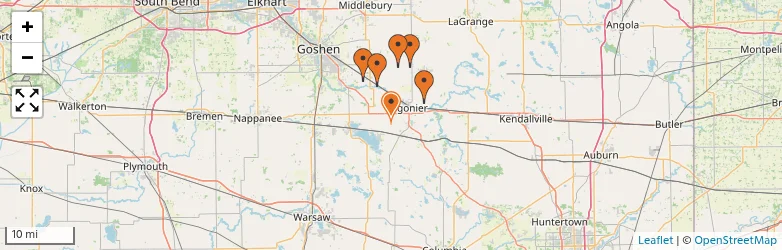 Related schools map