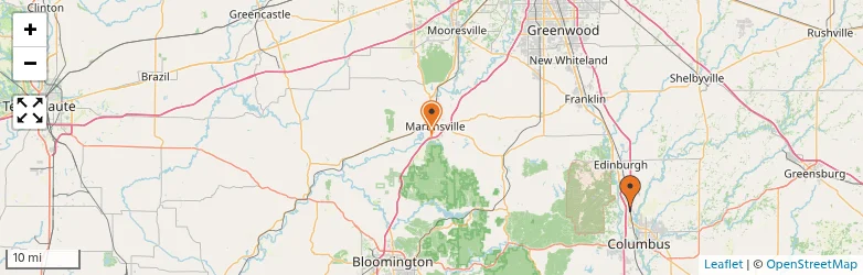 Related schools map