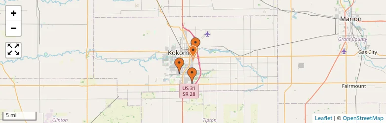 Related schools map