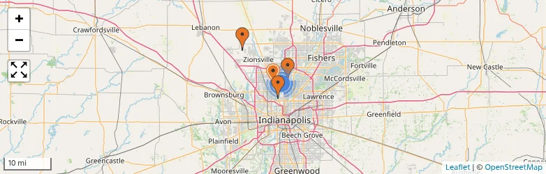 Related schools map
