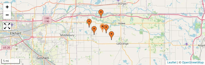 Related schools map