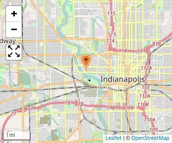 Map of Iupui Center For Young Children