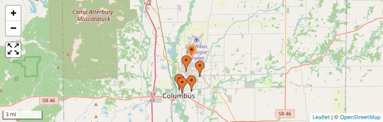 Related schools map