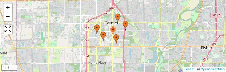 Related schools map