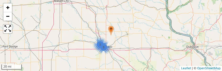 Related schools map