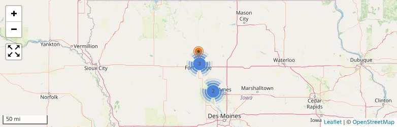 Related schools map