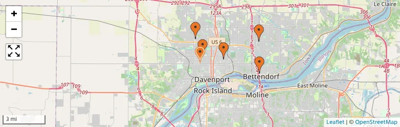 Related schools map