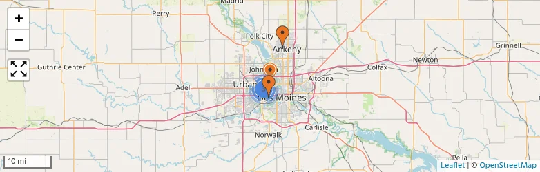 Related schools map