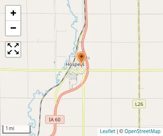 Map of Hospers Christian School