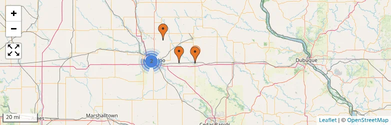 Related schools map