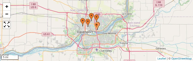 Related schools map