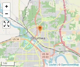 Map of Ottumwa Christian School