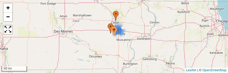 Related schools map
