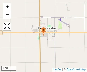 Map of Pocahontas Catholic School