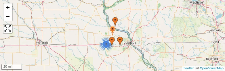 Related schools map