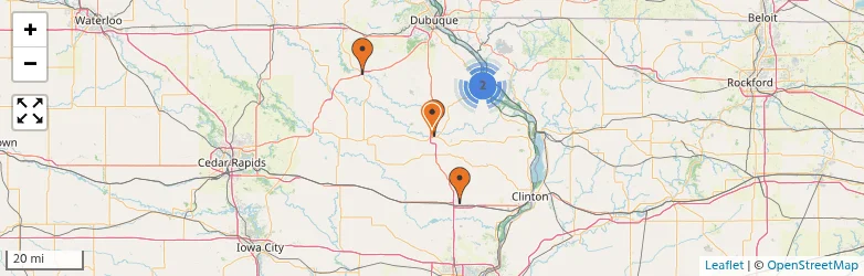 Related schools map