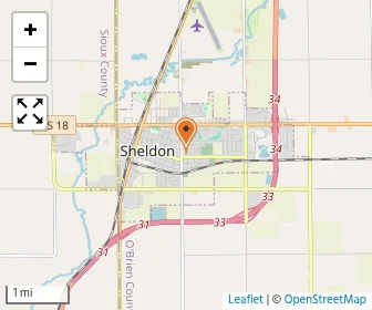 Map of Sheldon Christian School