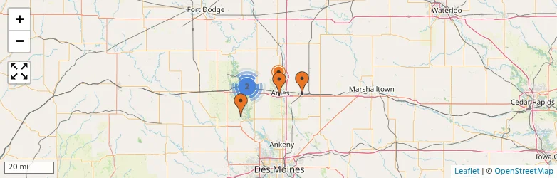 Related schools map
