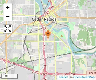 Map of Holy Family School St. Ludmila Center