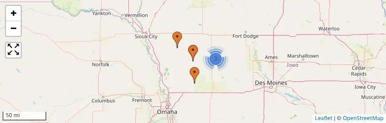 Related schools map