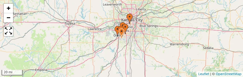 Related schools map