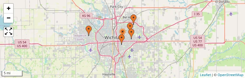 Related schools map