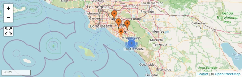 Related schools map