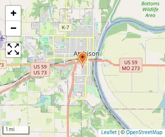 Map of Mt. St. Scholastica High School