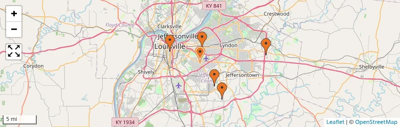 Related schools map