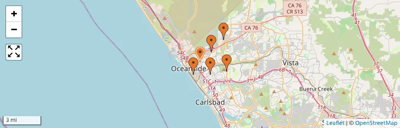 Related schools map