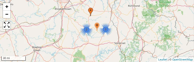 Related schools map
