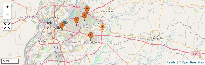 Related schools map