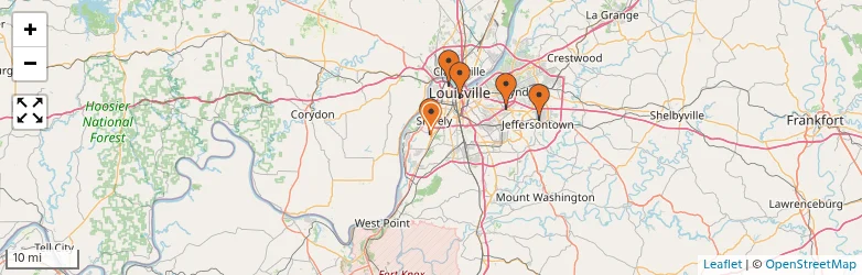 Related schools map