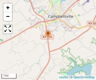 Map of Kentucky Christian Academy