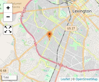 Map of Lexington Catholic High School