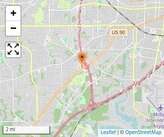 Map of Government Street Christian School