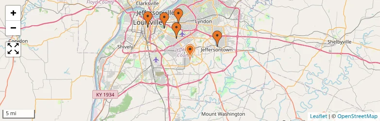 Related schools map