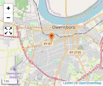 Map of Owensboro Catholic High School