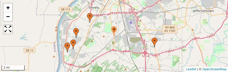 Related schools map