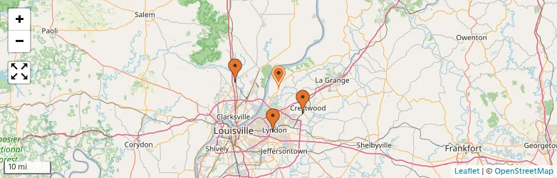 Related schools map