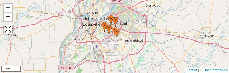 Related schools map