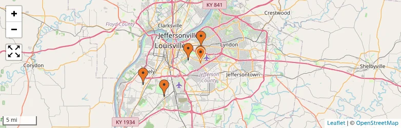 Related schools map
