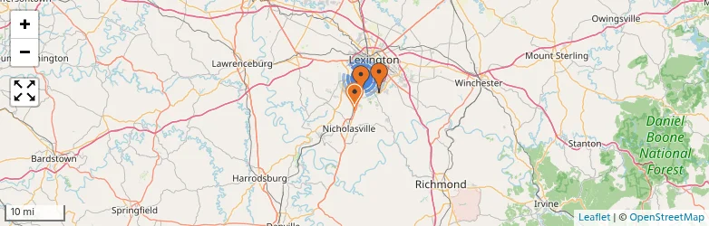 Related schools map