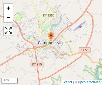 Map of Campbellsville Christian Church Center For Education